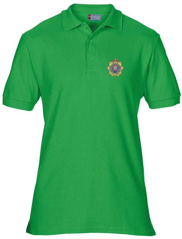 Royal Logistic Corps (RLC) Polo Shirt Clothing - Polo Shirt The Regimental Shop 36" (S) Kelly Green 