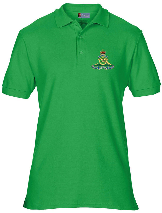 Royal Artillery Regimental Polo Shirt Clothing - Polo Shirt The Regimental Shop 42" (L) Kelly Green 