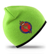 Welsh Guards Regimental Beanie Hat Clothing - Beanie The Regimental Shop Lime/Black one size fits all 