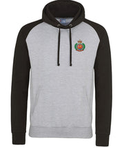Royal Engineers Regiment Premium Baseball Hoodie Clothing - Hoodie The Regimental Shop S (36") Charcoal/Black 