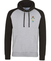 REME Premium Regimental Baseball Hoodie Clothing - Hoodie The Regimental Shop S (36") Light Grey/Black 
