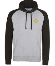 Fleet Air Arm Premium Baseball Hoodie Clothing - Hoodie The Regimental Shop S (36") Light Grey/Black 