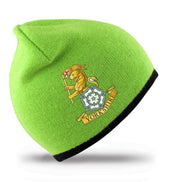 The Royal Yorkshire Regimental Beanie Hat Clothing - Beanie The Regimental Shop Lime/Black one size fits all 