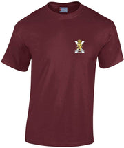Royal Regiment of Scotland Cotton T-shirt Clothing - T-shirt The Regimental Shop Small: 34/36" Maroon 