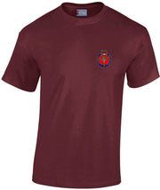 Welsh Guards Cotton T-shirt Clothing - T-shirt The Regimental Shop Small: 34/36" Maroon 