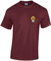 Royal Regiment of Fusiliers Cotton T-shirt Clothing - T-shirt The Regimental Shop Small: 34/36" Maroon 