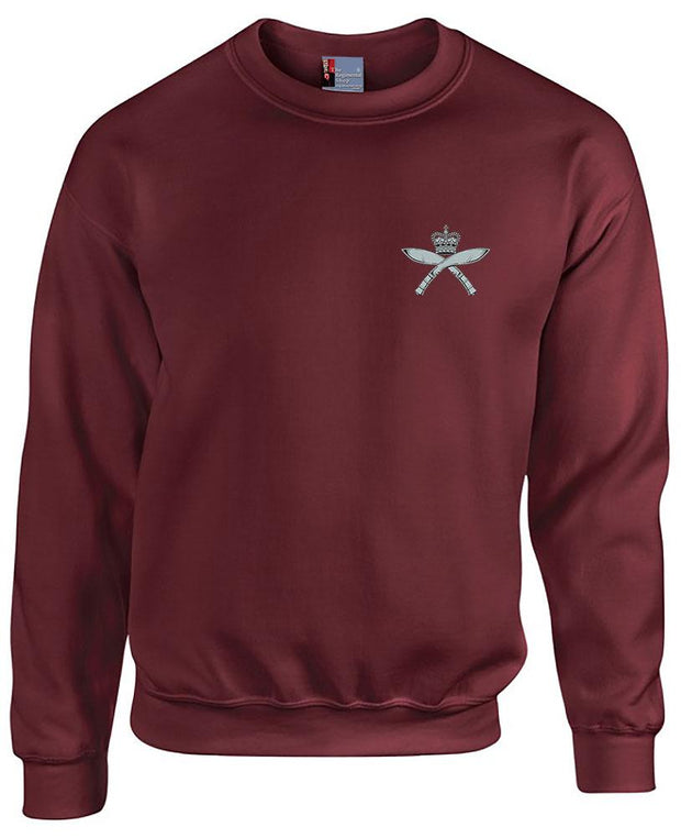 Royal Gurkha Rifles Heavy Duty Sweatshirt Clothing - Sweatshirt The Regimental Shop 38/40" (M) Maroon 