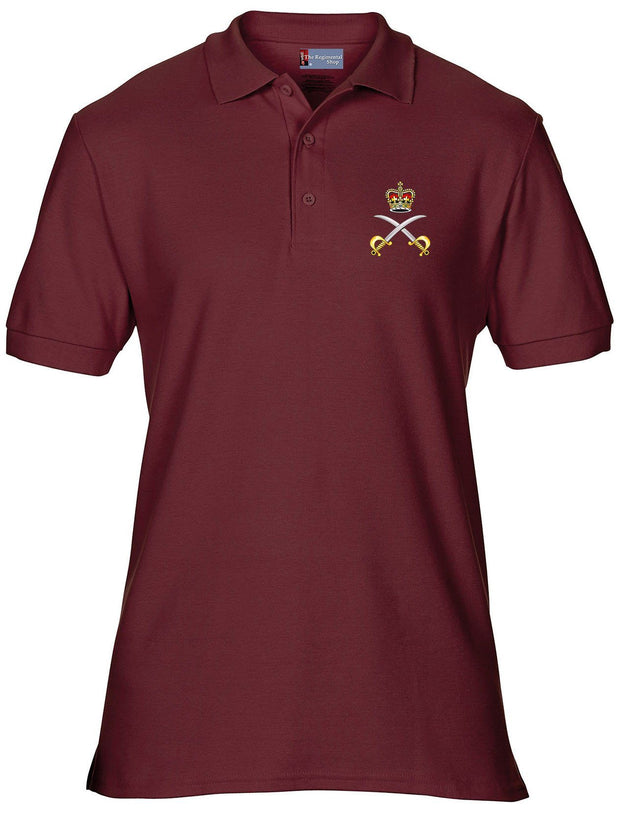Royal Army Physical Training Corps (RAPTC) Polo Shirt Clothing - Polo Shirt The Regimental Shop 36" (S) Maroon Queen's Crown
