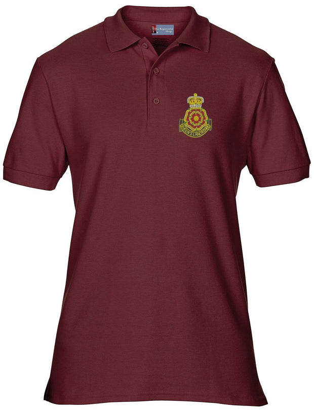 Queen's Lancashire Regiment Polo Shirt Clothing - Polo Shirt The Regimental Shop 36" (S) Maroon 
