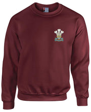 Royal Welsh Regiment Heavy Duty Sweatshirt Clothing - Sweatshirt The Regimental Shop 38/40" (M) Maroon 