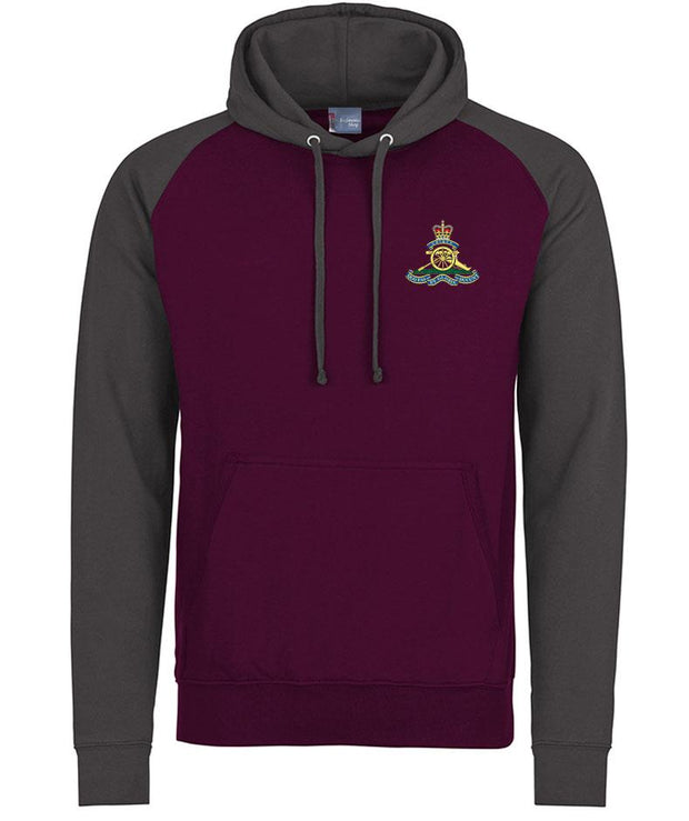 Royal Artillery Regiment Premium Baseball Hoodie Clothing - Hoodie The Regimental Shop   