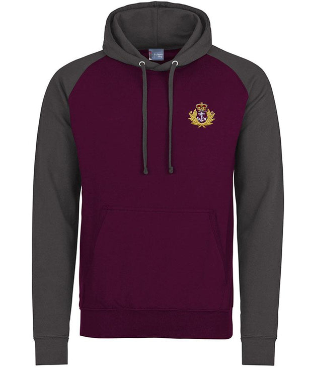 Royal Navy Premium Baseball Hoodie (Cap Badge) Clothing - Hoodie The Regimental Shop   