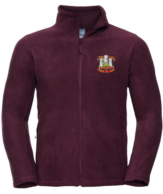 Devonshire & Dorset Regiment Premium Outdoor Fleece Clothing - Fleece The Regimental Shop 33/35" (XS) Burgundy 