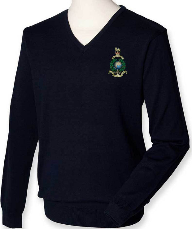 Royal Marines Lightweight Regimental Jumper Clothing - Lightweight Jumper The Regimental Shop XXS: 32/34" Navy 