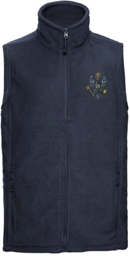 King's Royal Hussars (KRH) Premium Outdoor Sleeveless Fleece (Gilet) Clothing - Gilet The Regimental Shop   