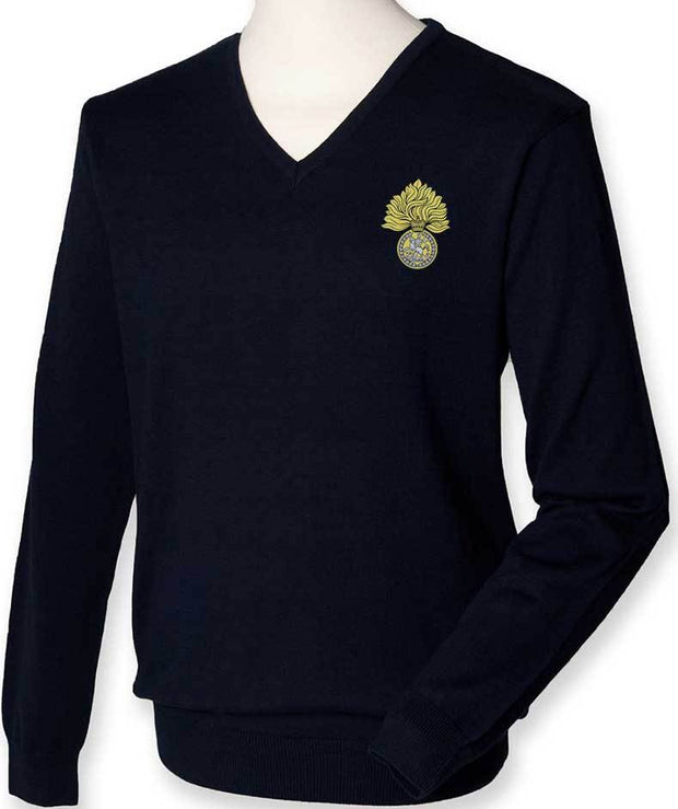 Royal Regiment of Fusiliers Lightweight Regimental Jumper Clothing - Lightweight Jumper The Regimental Shop XXS: 32/34" Navy 