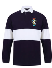 REME Panelled Rugby Shirt Clothing - Rugby Shirt - Panelled The Regimental Shop 36/38" (S) Navy/White 
