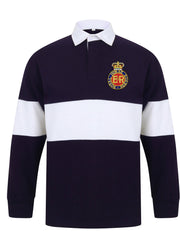 Royal Horse Guards Panelled Rugby Shirt Clothing - Rugby Shirt - Panelled The Regimental Shop 36/38" (S) Navy/White 