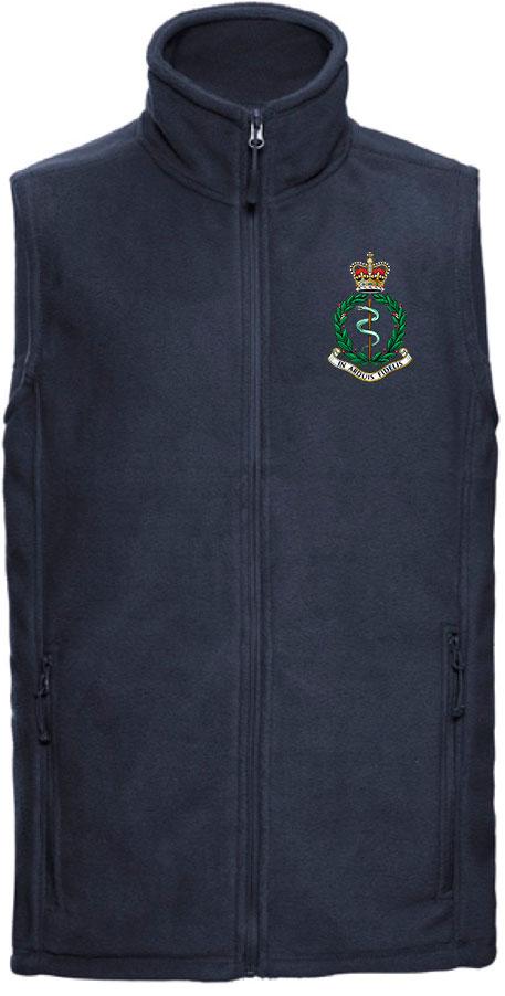 RAMC Premium Outdoor Sleeveless Regimental Fleece (Gilet) Clothing - Gilet The Regimental Shop 33/35" (XS) Black 