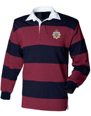 Royal Corps of Transport (RCT) Rugby Shirt Clothing - Rugby Shirt The Regimental Shop 36" (S) Maroon-Navy Stripes 
