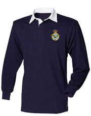 RAF (Royal Air Force) Rugby Shirt Clothing - Rugby Shirt The Regimental Shop 36" (S) Navy 