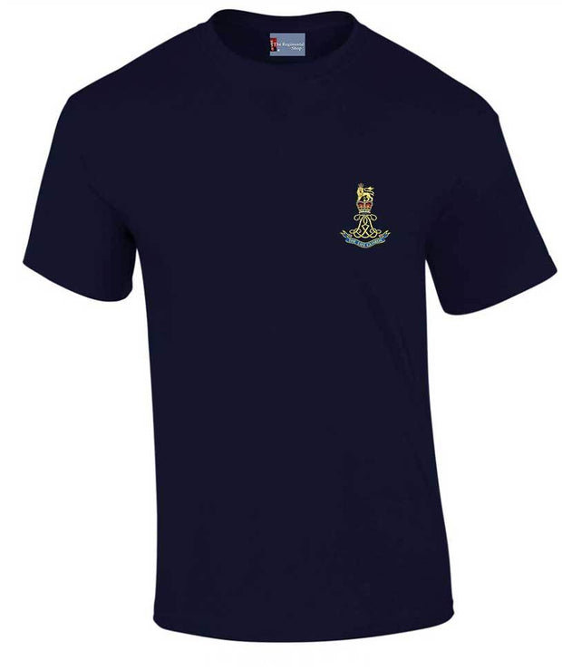 Life Guards Cotton T-shirt Clothing - T-shirt The Regimental Shop Small: 34/36" Navy Blue 