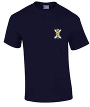 Royal Regiment of Scotland Cotton T-shirt Clothing - T-shirt The Regimental Shop Small: 34/36" Navy Blue 