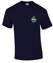 Royal Tank Regiment Cotton T-shirt Clothing - T-shirt The Regimental Shop Small: 34/36" Navy Blue 