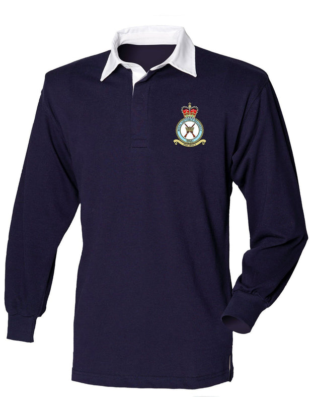 RAF REGIMENT Rugby Shirt Clothing - Rugby Shirt The Regimental Shop 36" (S) Navy 