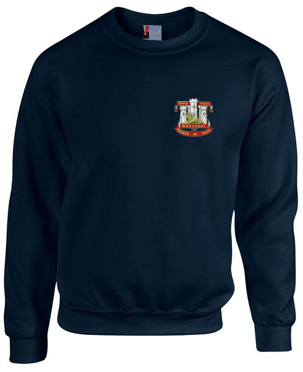 Devonshire and Dorset Regimental Heavy Duty Sweatshirt Clothing - Sweatshirt The Regimental Shop 38/40" (M) Navy Blue 