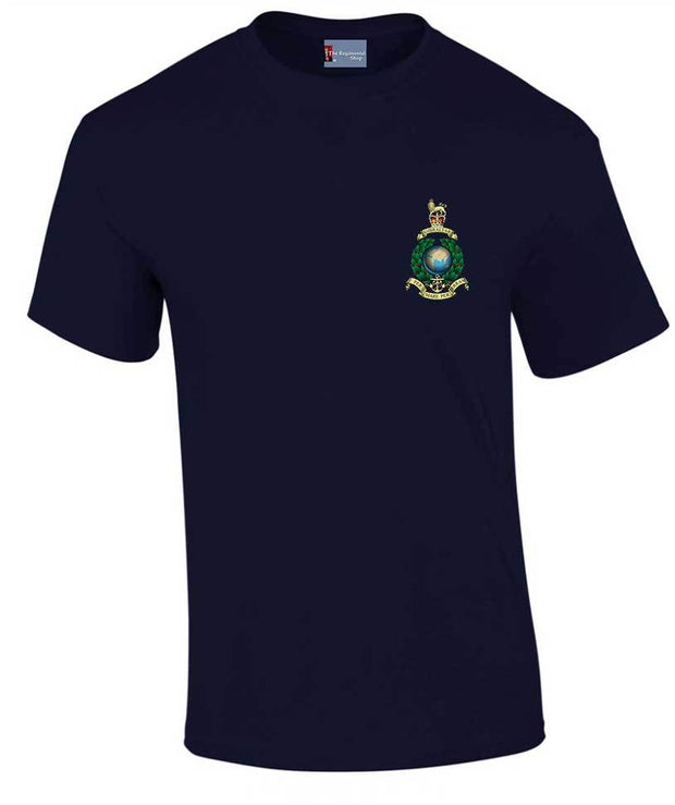 Royal Marines Cotton Regimental T-shirt Clothing - T-shirt The Regimental Shop Small: 34/36" Navy Blue 