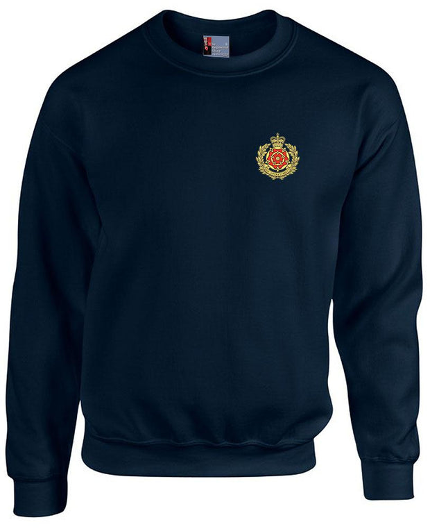 Queen's Lancashire Regiment Heavy Duty Sweatshirt Clothing - Sweatshirt The Regimental Shop 38/40" (M) Navy Blue 