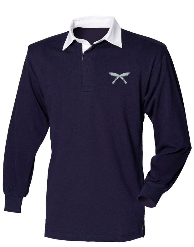 Gurkha Brigade Rugby Shirt Clothing - Rugby Shirt The Regimental Shop 36" (S) Navy 