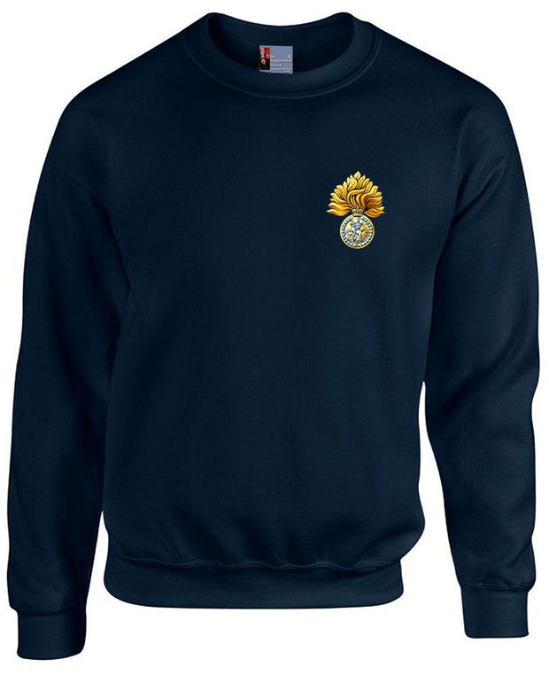 Royal Regiment of Fusiliers Heavy Duty Regimental Sweatshirt Clothing - Sweatshirt The Regimental Shop 38/40" (M) Navy Blue 