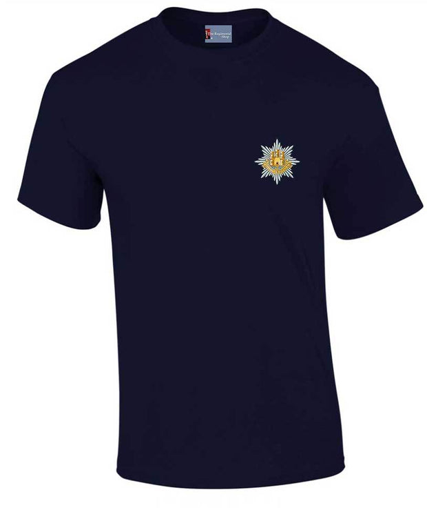 Royal Anglian Regiment Cotton T-shirt Clothing - T-shirt The Regimental Shop Small: 34/36" Navy Blue 
