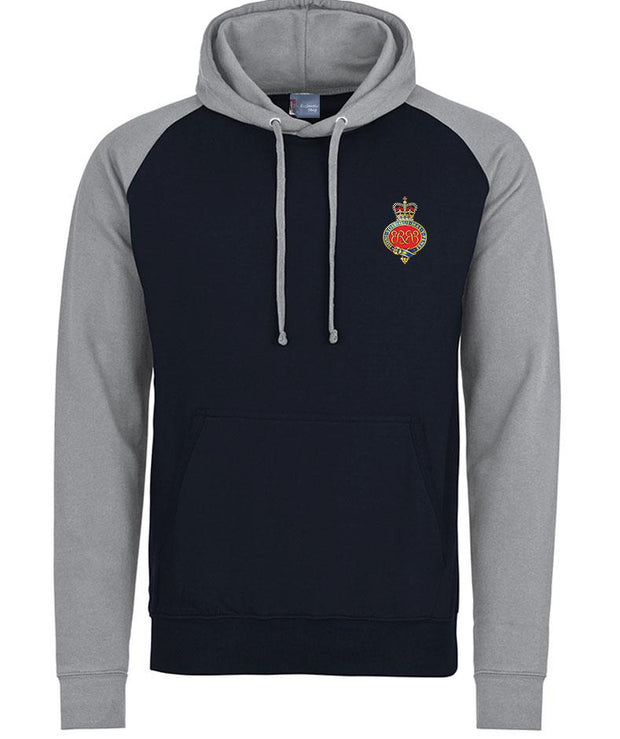 Grenadier Guards Regiment Premium Baseball Hoodie Clothing - Hoodie The Regimental Shop S (36") Navy/Light Grey 