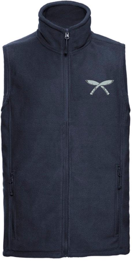 Gurkha Brigade Premium Outdoor Sleeveless Regimental Fleece (Gilet) Clothing - Gilet The Regimental Shop 33/35" (XS) French Navy 