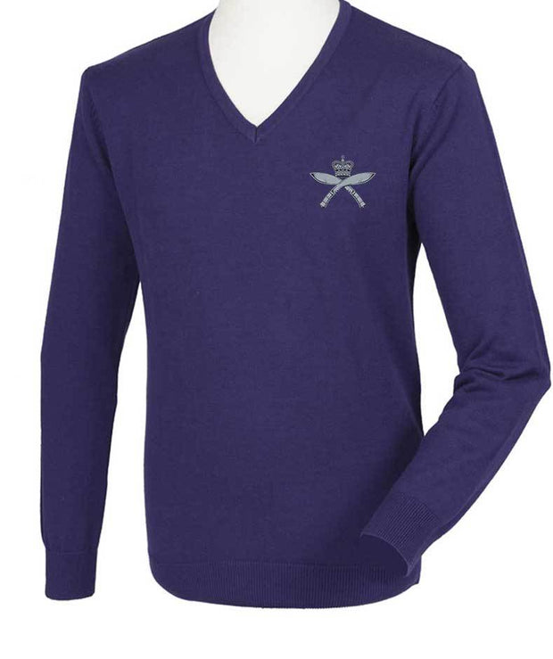 Royal Gurkha Rifles Lightweight Regimental Jumper Clothing - Lightweight Jumper The Regimental Shop XXS: 32/34" Purple 