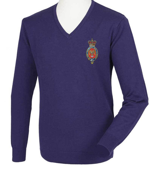Blues and Royal Regiment Lightweight Jumper Clothing - Lightweight Jumper The Regimental Shop XXS: 32/34" Purple 