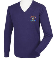 9/12 Royal Lancers Regimental Lightweight Jumper Clothing - Lightweight Jumper The Regimental Shop XXS: 32/34" Purple 