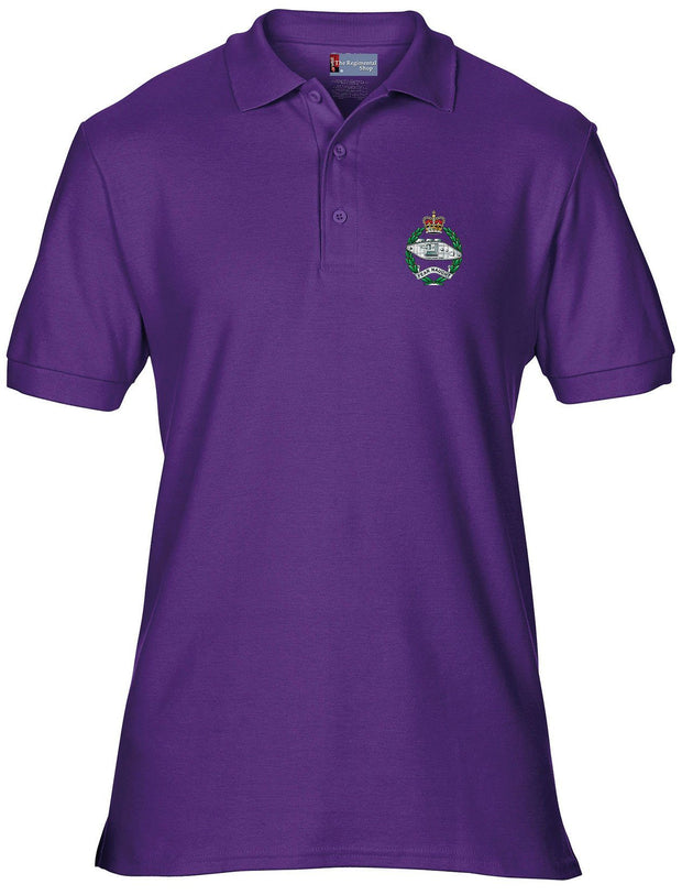 Royal Tank Regiment Polo Shirt Clothing - Polo Shirt The Regimental Shop 36" (S) Purple 