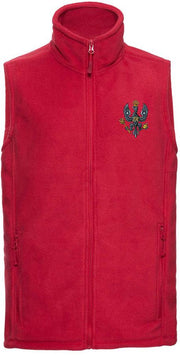 King's Royal Hussars (KRH) Premium Outdoor Sleeveless Fleece (Gilet) Clothing - Gilet The Regimental Shop 33/35" (XS) Red 