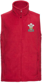 Royal Welsh Regiment Premium Outdoor Sleeveless Fleece (Gilet) Clothing - Gilet The Regimental Shop