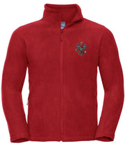 King's Royal Hussars Regiment Premium Outdoor Fleece Clothing - Fleece The Regimental Shop 33/35" (XS) Red 
