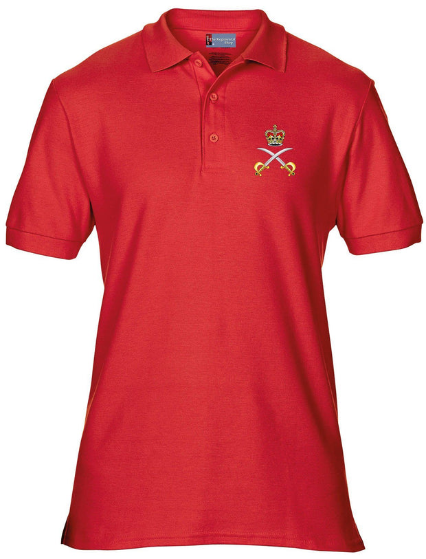 Royal Army Physical Training Corps (RAPTC) Polo Shirt Clothing - Polo Shirt The Regimental Shop 36" (S) Red Queen's Crown