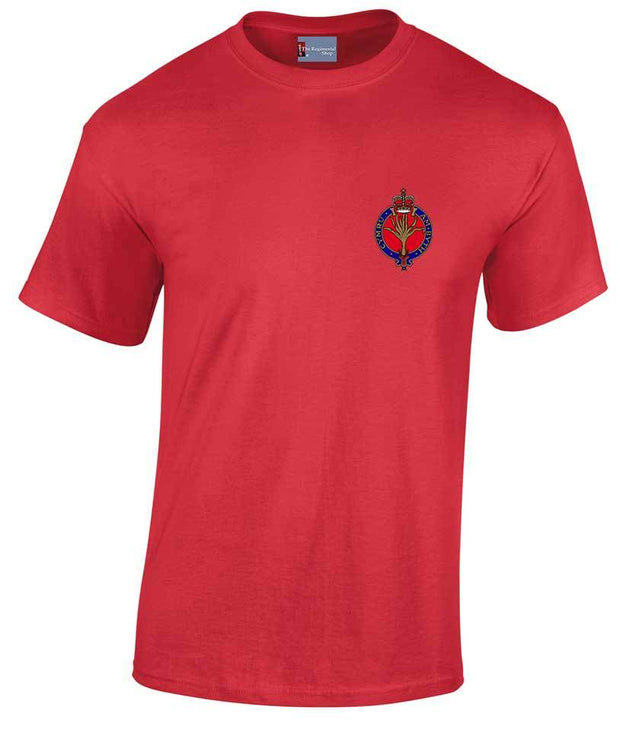 Welsh Guards Cotton T-shirt Clothing - T-shirt The Regimental Shop Small: 34/36" Red 