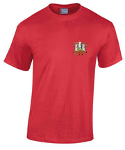 Devonshire and Dorset Cotton Regimental T-shirt Clothing - T-shirt The Regimental Shop Small: 34/36" Red 
