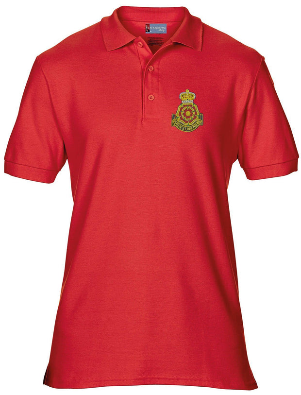 Queen's Lancashire Regiment Polo Shirt Clothing - Polo Shirt The Regimental Shop 42" (L) Red 