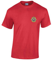 Royal Logistic Corps (RLC) Cotton Regimental T-shirt Clothing - T-shirt The Regimental Shop Small: 34/36" Red 