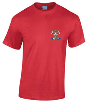 9/12 Royal Lancers Cotton T-shirt Clothing - T-shirt The Regimental Shop Small: 34/36" Red 